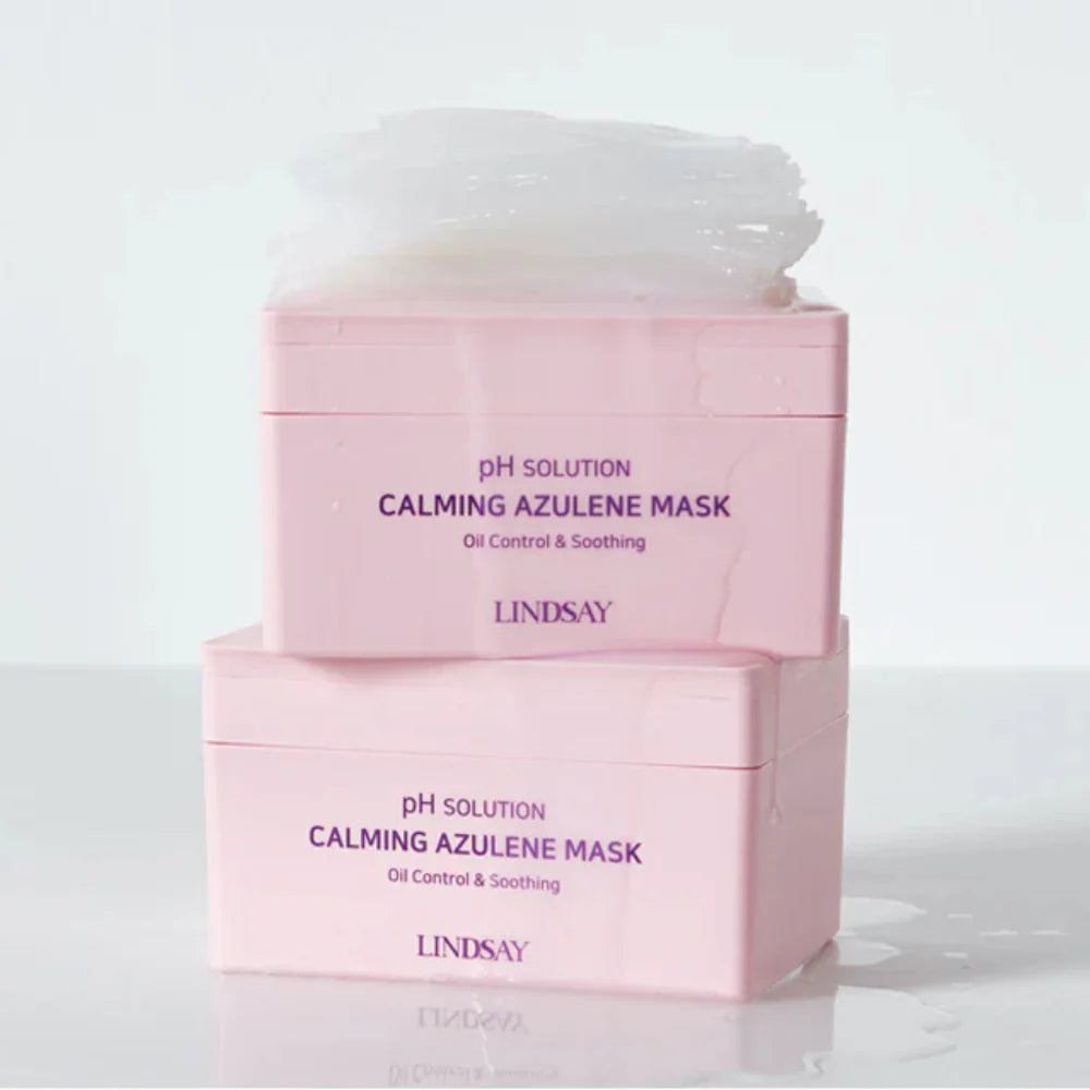 LINDSAY – PH Solution Calming Azulene Mask 300g (24 sheets)