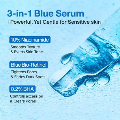 NUMBUZIN No.3 Blue Bio-Retinol Refining Serum – 30 ml