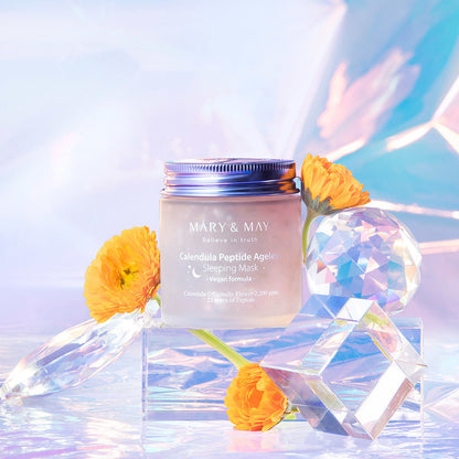 MARY & MAY – Vegan Calendula Peptide Ageless Sleeping Mask