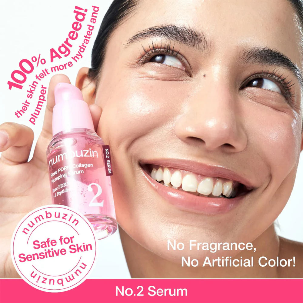 NUMBUZIN No.2 Rose PDRN Plumping Serum – 30 ml