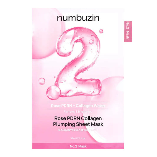 NUMBUZIN - No.2 Rose PDRN Plumping Sheet Mask 5ea