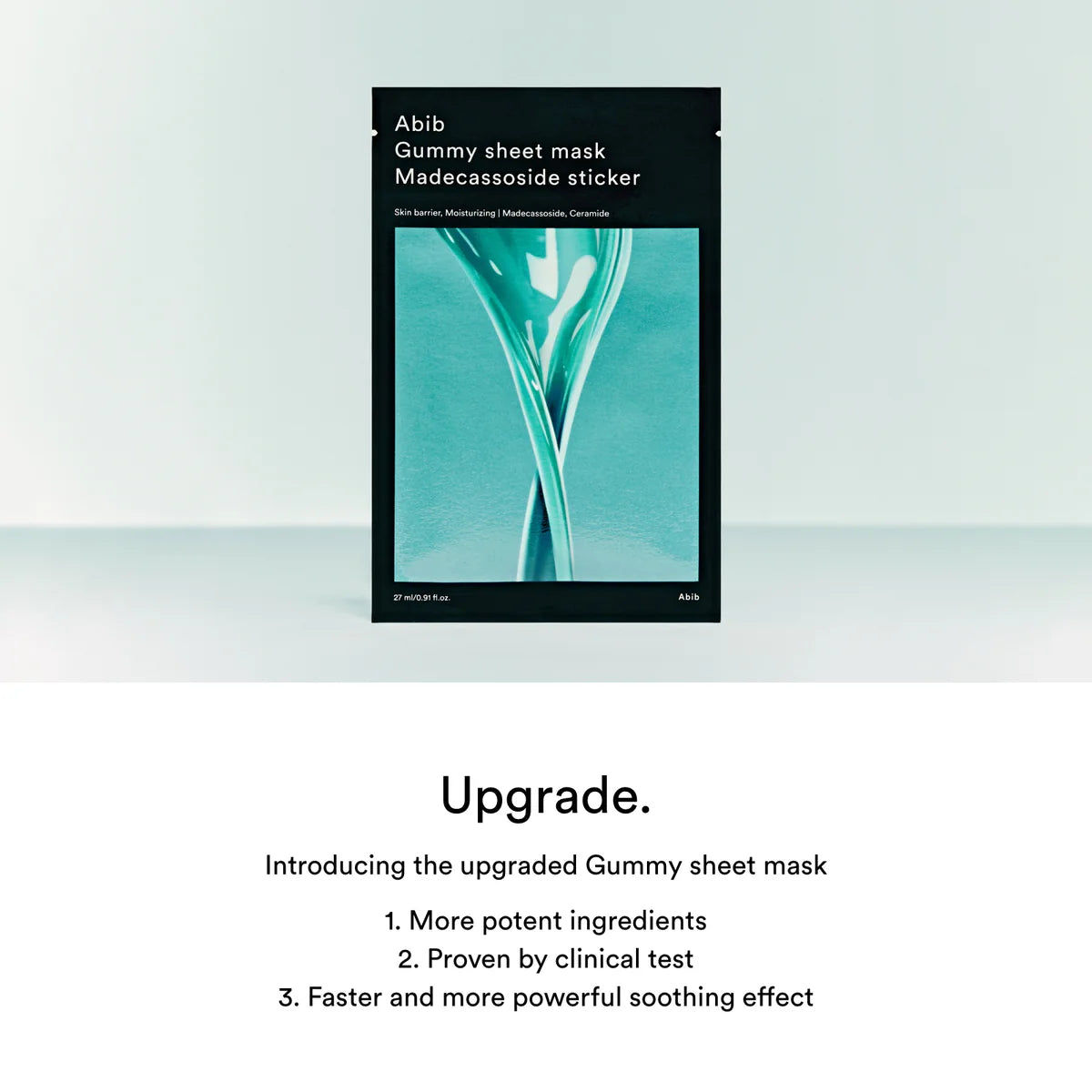 ABIB – Gummy Sheet Mask Madecassoside Sticker (27ml)