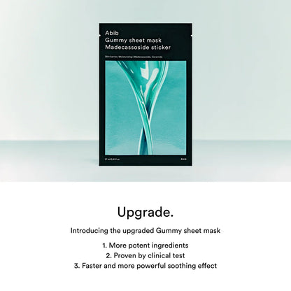 ABIB – Gummy Sheet Mask Madecassoside Sticker (27ml)