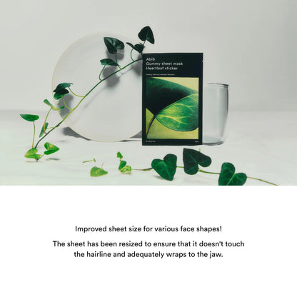 ABIB – Gummy Sheet Mask Heartleaf Sticker (27ml)