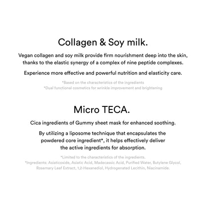 ABIB – Gummy Sheet Mask Collagen Milk Sticker (27ml)