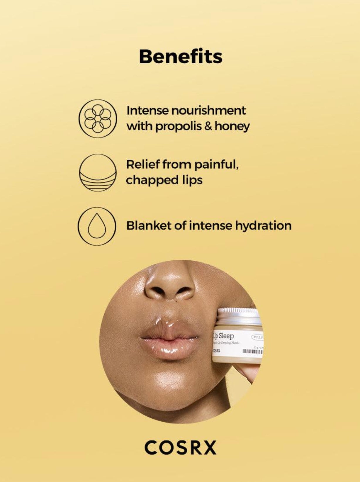 COSRX Lip Sleep - Full Fit Propolis Lip Sleeping Mask 20g