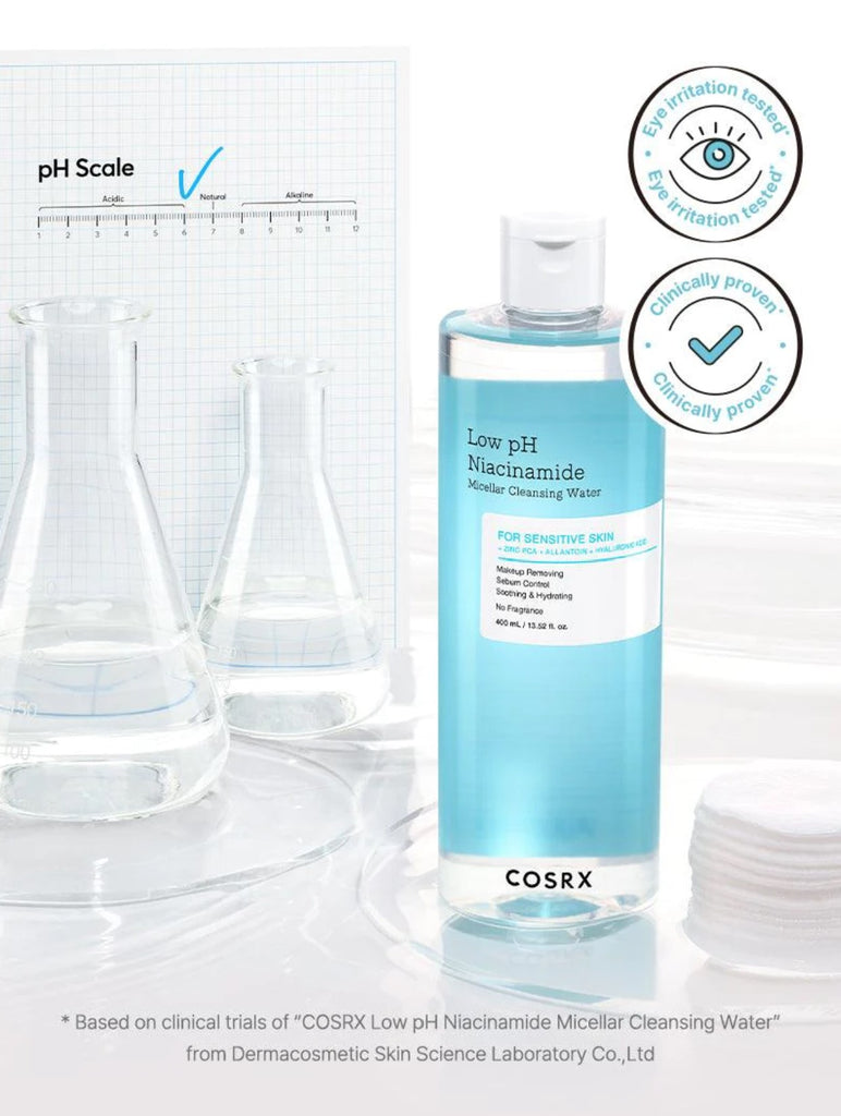 COSRX Low pH Niacinamide Micellar Cleansing Water - 400ml