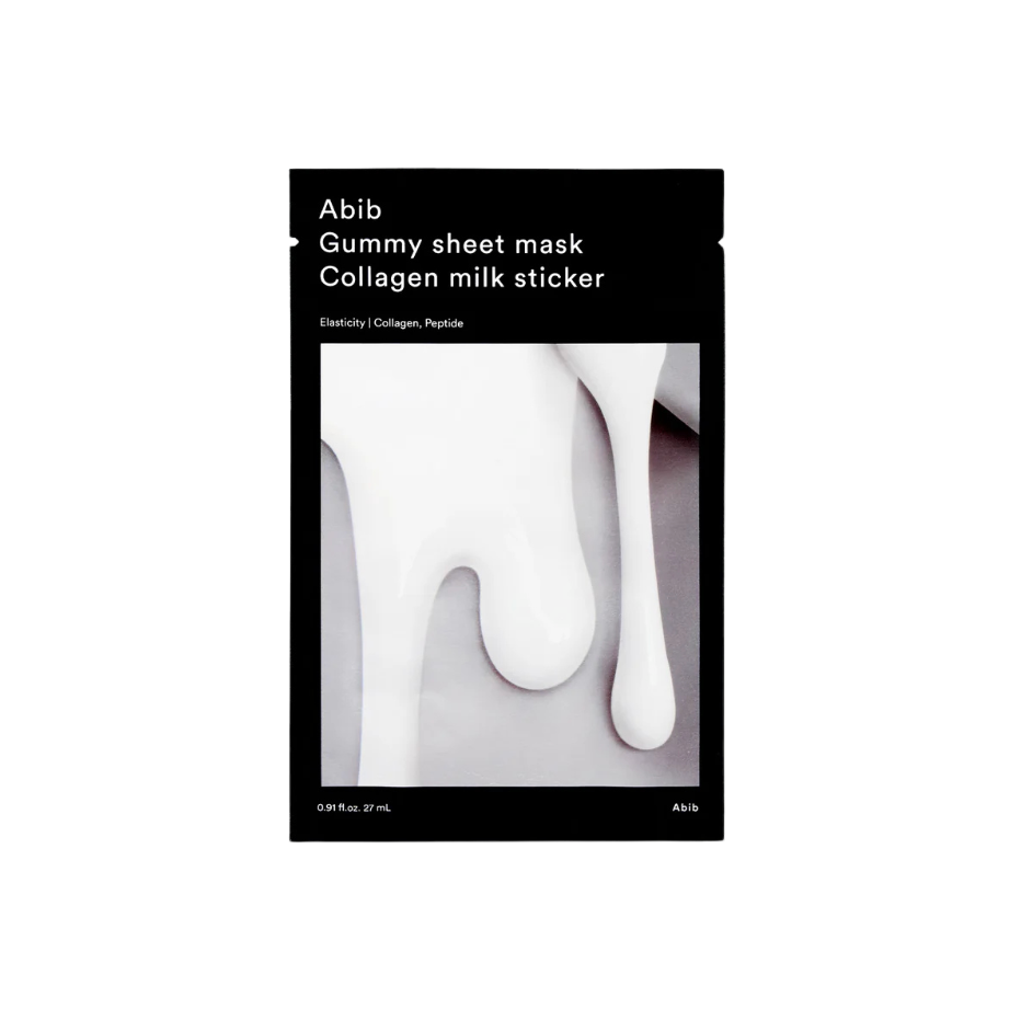 ABIB – Gummy Sheet Mask Collagen Milk Sticker (27ml)