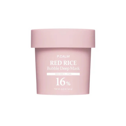 P.CALM – Red Rice Bubble Deep Mask 90g