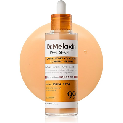Dr.Melaxin - PEEL SHOT Exfoliating Kojic Acid Turmeric Serum 80ml