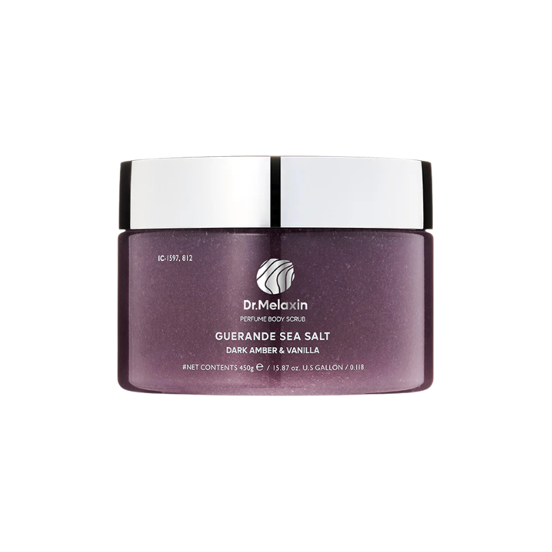 Dr.Melaxin - Guerande Sea Salt Perfume Body Scrub Dark Amber & Vanilla 450g
