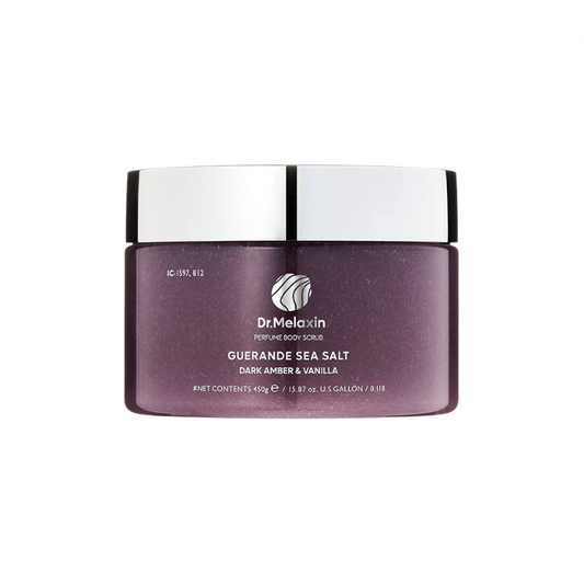 Dr.Melaxin - Guerande Sea Salt Perfume Body Scrub Dark Amber & Vanilla 450g
