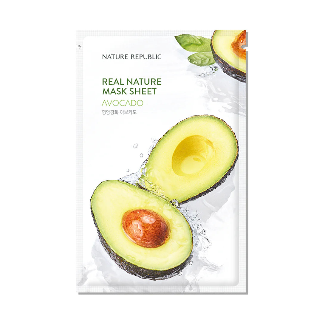 NATURE REPUBLIC – Real Nature Sheet Mask Avocado 23ml