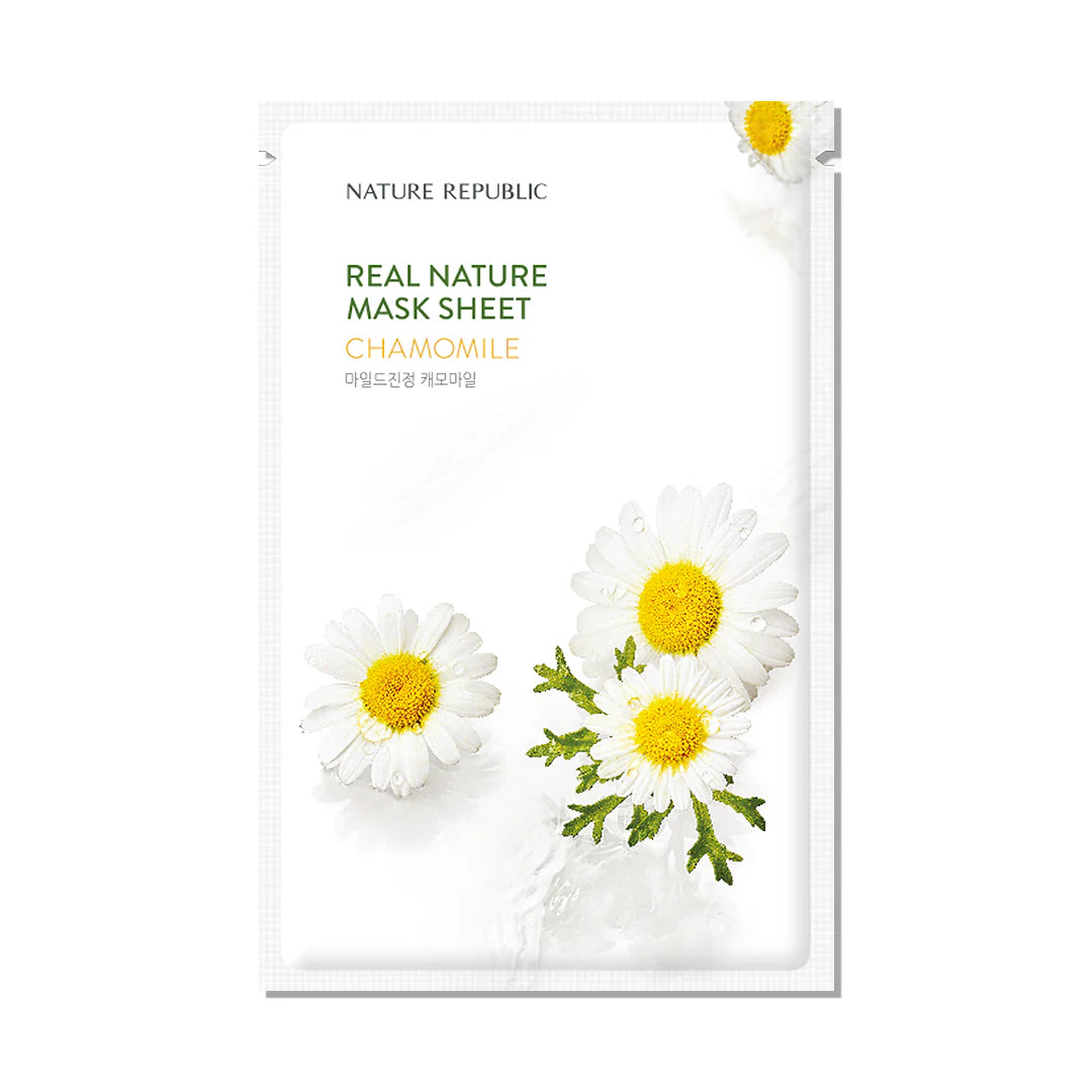 NATURE REPUBLIC – Real Nature Mask Sheet Chamomile 23ml
