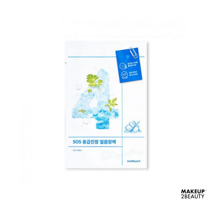 NUMBUZIN No.4 Icy Soothing Sheet Mask (4ea)