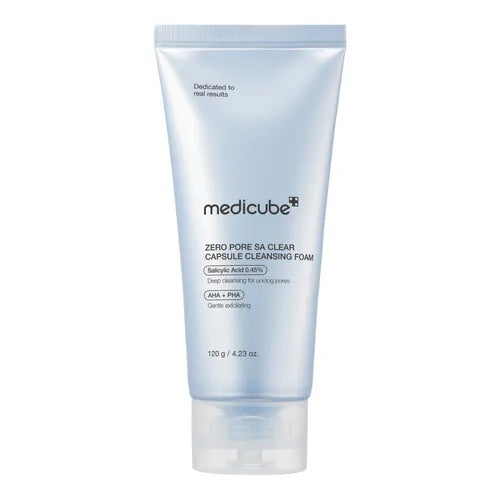 MEDICUBE Zero Pore SA Clear Capsule Cleansing Foam – 120 g
