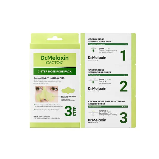 DR MELAXIN - CACTOX 3-STEP NOSE PORE PACK