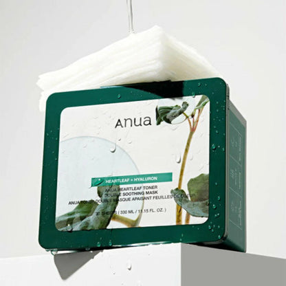 ANUA HEARTLEAF Toner Double Soothing Mask – 30 Sheets (330 ml)