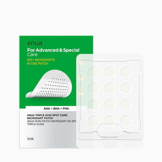ANUA Triple Acid Spot Care Microdart Patch 12/Pack