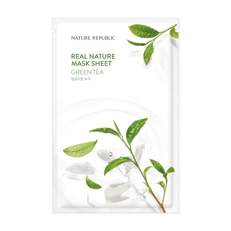 NATURE REPUBLIC – Real Nature Sheet Mask Green Tea 23ml