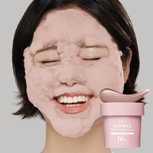 P.CALM – Red Rice Bubble Deep Mask 90g