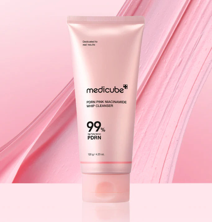 MEDICUBE PDRN Pink Niacinamide Whip Cleanser – 120 g