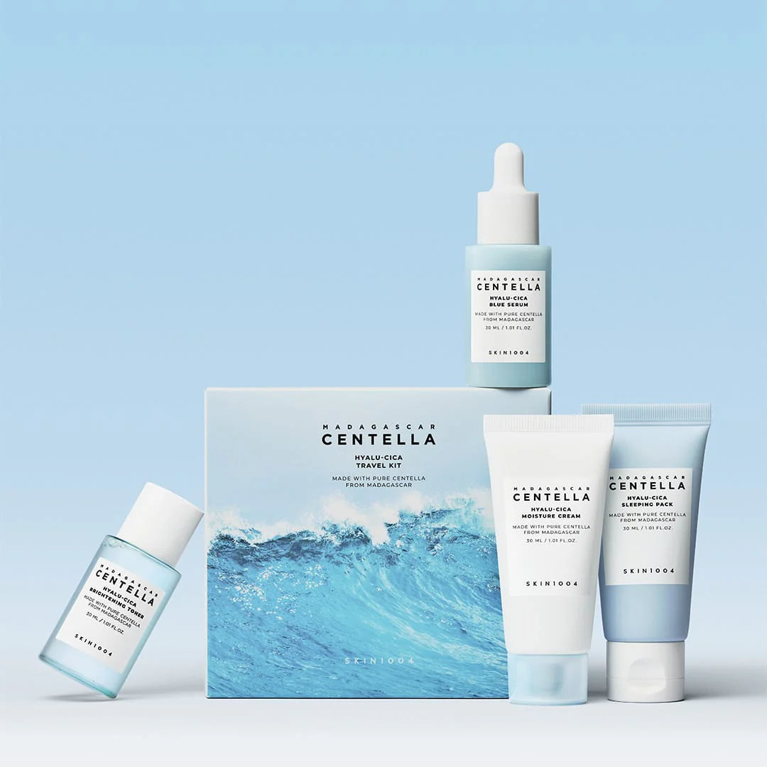 SKIN1004 Madagascar Centella Hyalu-Cica Travel Kit 4pc Kit
