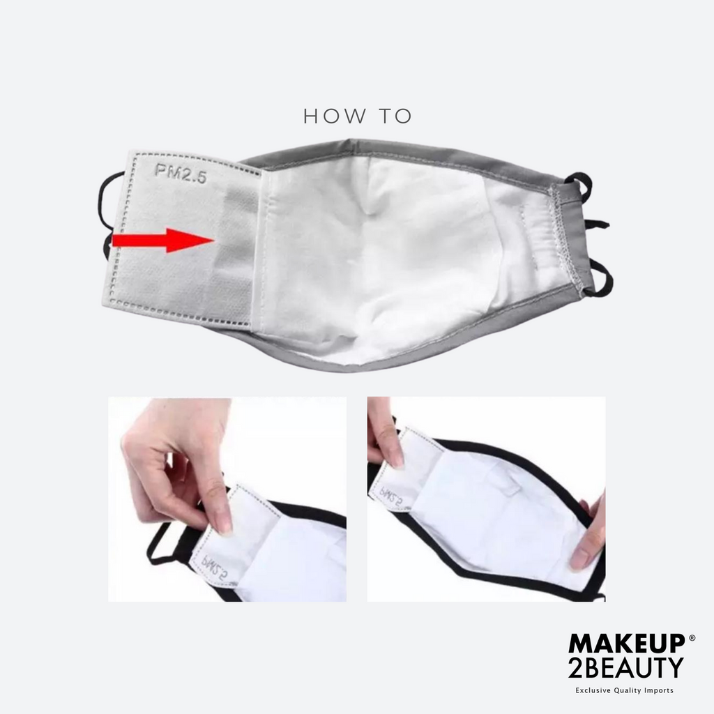 Face Mask - Reusable / Washable Mask - With x 4 Filter