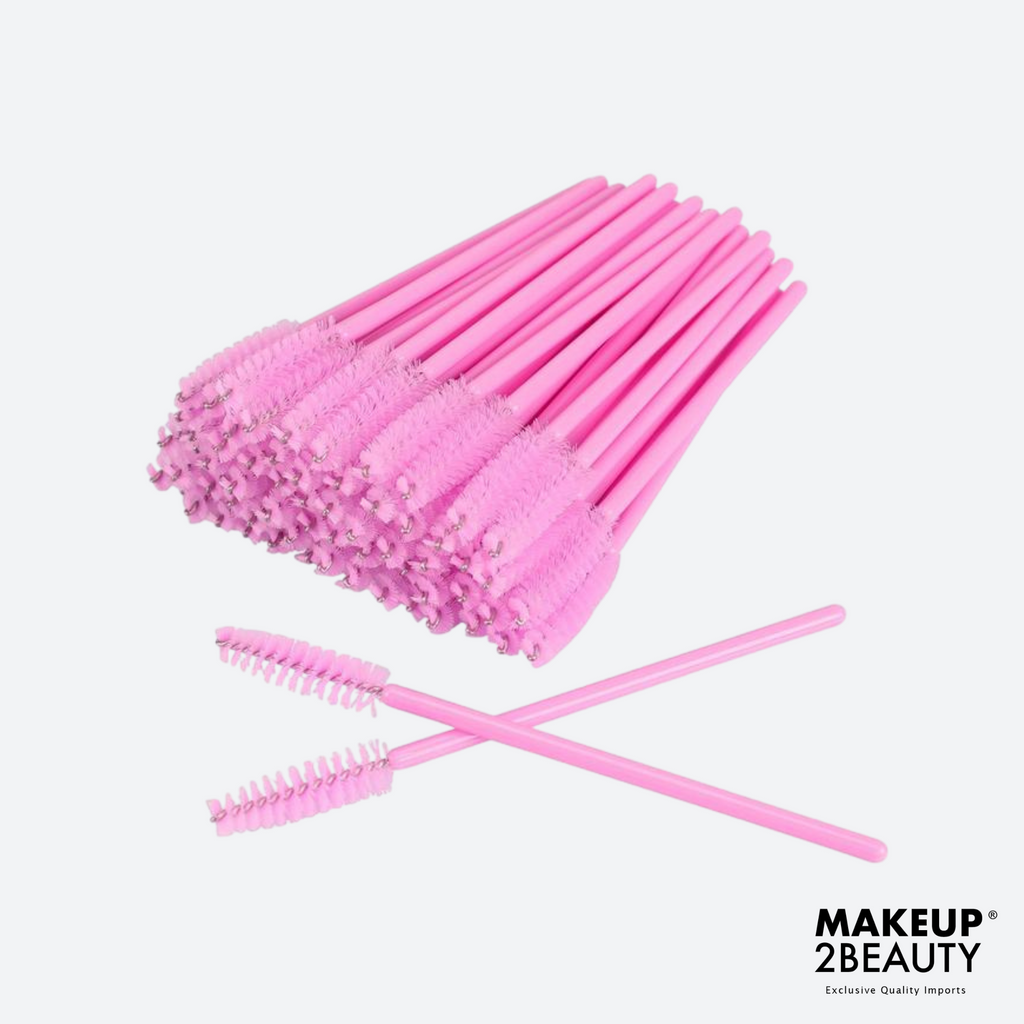 Disposable Lash Brush Pink - 50 pack