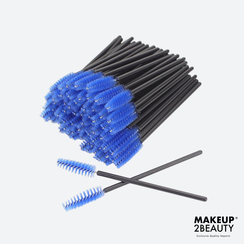 Disposable Lash Brush Blue - 50 pack