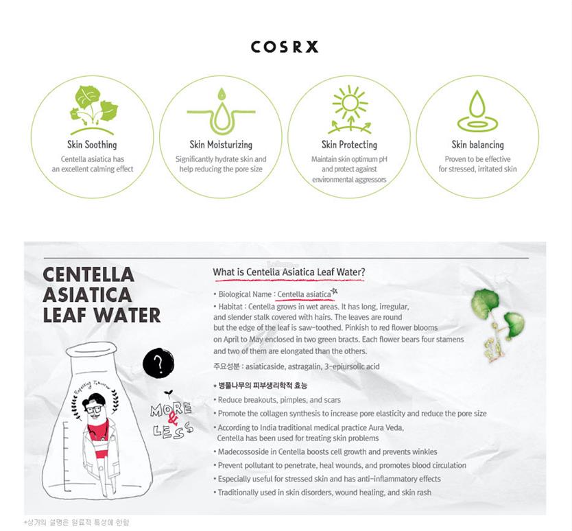 COSRX Centella Water Alcohol-Free Toner - 150ml