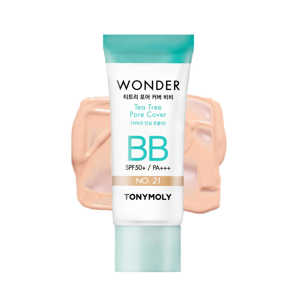 TONYMOLY Wonder Tea Tree Pore Cover BB SPF50+